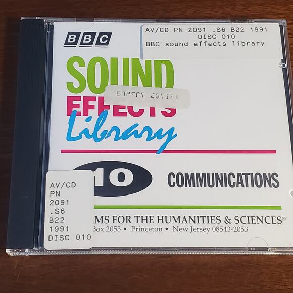 BBC Sound Effects Library Communications Disc 10  CD 1991 - Picture 1 of 3